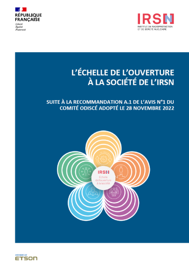 Couverture du Rapport IRSN 00711 sur l'échelle de l'ouverture à la société