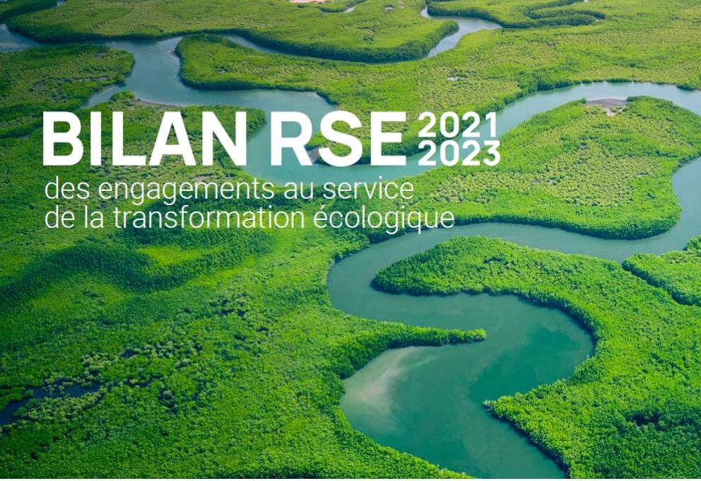 Couverture du Bilan RSE 2021-2023
