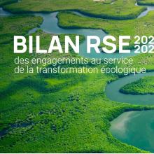 Couverture du Bilan RSE 2021-2023