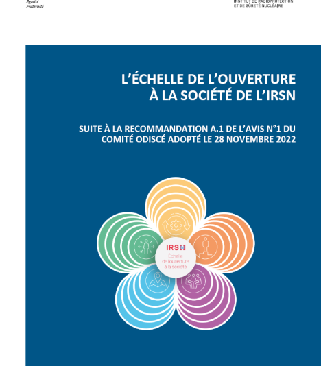 Couverture du Rapport IRSN 00711 sur l'échelle de l'ouverture à la société